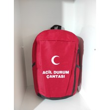 Ayel Glasses Deprem Çantası Acil Durum Sırt Çanta Kırmızı Sırt Çanta