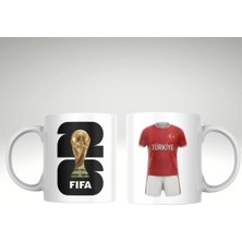 Applucky Dünya Kupası Türkiye V3 Forma Set Özel Baskı Kupa Bardak