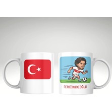 Applucky Dünya Kupası Türkiye Ferdi Kadıoğlu Özel Baskı Kupa Bardak