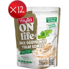 Yayla Onlife Ince Öğütülmüş Yulaf Ezmesi 350 G X12