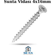 Seka Hand Tools Sunta Vidası 4X16MM 1 Kutu (200 Adet)