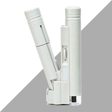Özgürce El Tipi 40X Işıklı Büyüteç Mikroskop, Detaylı Inceleme Aracı