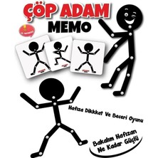 Farbu Oyuncak Çöp Adam Memo Oyunu
