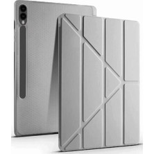 İntora Galaxy X510 Tab S9 Fe 11 Kılıf Kalemlikli Mars Tablet Kılıfı - Koyu Gri