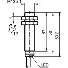 Pepperl+Fuchs 326161-0002 - NBB4-12GM50-E2 - Pepperl-Fuchs