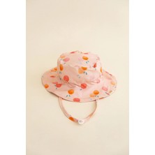 Lollie Baby&Kids Uv Korumalı Güneş Deniz Şapkası Bebek & Çocuk - Peach