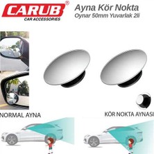 Solveks Kör Nokta Ayna Oynar Yapısma 2 Li Yuvarlak 50MM
