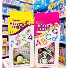 Kaplantoys Manyetik Alfabe ve Sayılar 2li Eğitici Magnet Set Kutu Oyunu