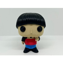 3D Baskı Zamanı 3D Yazıcı Baskı Özel Tasarım Retro Karakter Figür - Dekoratif Biblo Masaüstü Aksesuar (Siyah Saçlı)