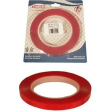 Solveks Çift Taraf Bant Seffaf Silikonlu Tip 10MM x 5 Mt.