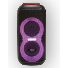 Rose HP-2150 Partybox Kablosuz El Mikrofonlu Sarjlı Bluetooth Dual 6.5” Hoparlör
