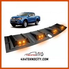 Teknocity Renault Duster 2024 + Uyumlu Moonvisör Tavan Kebi Turuncu LED Off-Road Aksesuarı