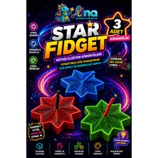 Lina - Star Fidget 3’lü Set - Spiral Illüzyon Stres Oyuncağı