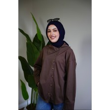 Gamze Özkurt Dik Yaka Gömlek