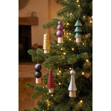 Koza Home Wood Ahşap Ağaç Süsü 6 Lı  21050