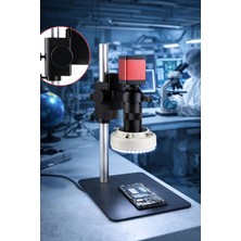 Özgürce 13MP 60FPS Hd Mikroskop Kamera, 130XC Lens, 56 LED Halka Aydınlatma