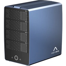 Acasis EC1004 40GBPS, 4x Hdd, 2x M.2 Nvme SSD DESTEKLI,MAX.136TB Kapasiteli, 8k Displayport, LED Gösterge, Nas Genişletme, Fanlı Disk Istasyonu