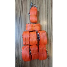 Solveks Çeki Halatı Polyster  2,5  Metre Turuncu
