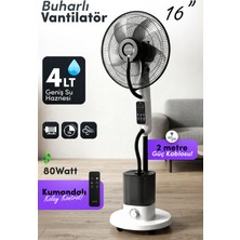 Auhma ACFN10 16 Inç Buharlı Vantilatör Uzaktan Kumandalı 4l Su Depolu Mist Fan