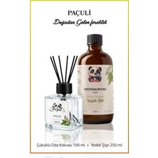 Rosie Rosıe Paçuli Koku Seti, Yedek Şişe 250 ml + Çubuklu Oda Kokusu 100 ml