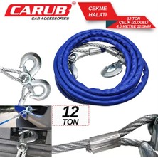 Solveks Çeki Halatı Çelik Izoleli 12 Ton 4.5 Metre
