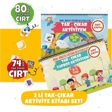 Bunbaza Tak Çıkar Cırtlı Kitap Seti (15-24 Ay & 3-5 Yaş) | 154 Cırtlı Parça Eğitici Aktivite Kitapları