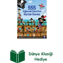 Altın Kitaplar 555 Eğlenceli Çıkartma - Korsan Gemisi + Dünya Klasiği