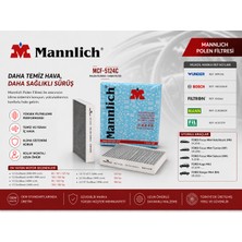 MANNLICH MCF-5124C JX6A-18D483-AA FORD FOCUS 1.0 ECOBOOST / 1.5 ECOBLUE / KUGA MK.3 / RANGER MK.4 KARBONLU POLEN FİLTRESİ