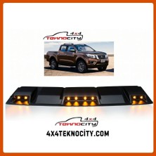 Teknocity Nissan Navara 2015 Sonrası Ledli Moonvisör Tavan Kebi Turuncu LED Off-Road Aksesuarı