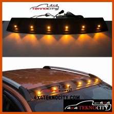 Teknocity Ford Ranger T6 2012 - 2015 Ledli Moonvisör Tavan Kebi Turuncu LED Off-Road Aksesuarı