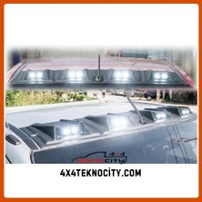 Teknocity Mıtsubıshı L200 2019 Sonrası Ledli Moonvisör Tavan Kebi Beyaz LED Off-Road Aksesuarı