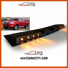 Teknocity Toyota Hilüx 2015 Sonrası Moonvisör Tavan Kebi Turuncu LED Off-Road Aksesuarı