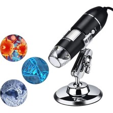 Özgürce 1600X Dijital Mikroskop USB 8 LED Çok Amaçlı Biyolojik Analiz Kamerası