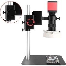 Özgürce Yüksek Çözünürlüklü 13MP Endüstriyel Mikroskop Kamera ve 56 LED Işık