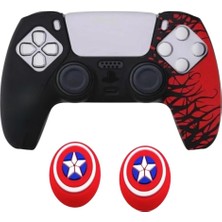 Crk Tech Ps5 Dualsense Uyumlu Ultra Kalite Yumuşak Silikon Kılıf – Gamepad Joystıck Koruyucu
