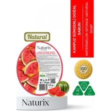 Naturix Karpuz Süngerli Sabun 150 gr | Peeling Etkili Arındırıcı Sabun