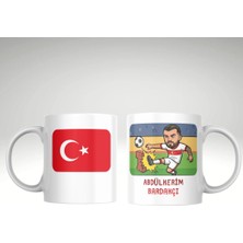 Applucky Dünya Kupası Türkiye Abdulkerim Bardakçı Özel Baskı Kupa Bardak