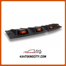 Teknocity Mıtsubıshı L200 2019 Sonrası Ledli Moonvisör Tavan Kebi Turuncu Şerit LED Off-Road Aksesuarı
