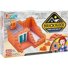 Zeno Toys Ev Figürlü Brick Block Puzzle Seti