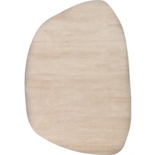 Eko Halı Zen Amorf 03 Beige Amorf Kesim Hav Toz Vermez Yumuşak Dokulu Salon Halısı Oturma Odası Halısı Yatak Odası Halısı Koridor Halısı Mutfak Halısı Modern Makine Halısı