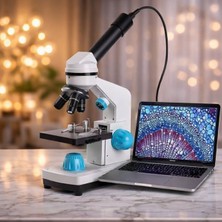 Özgürce 2000X Zoom Dijital Mikroskop, Hd Monoküler, 2mp Elektronik Lens