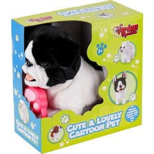 Kaia Life PR66308-25T Tasmalı Yürüyen Peluş Fransız Köpeği