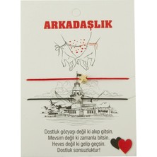 Pileli Store Yıldız Arkadaşlık Ip Bileklik 2 Adet