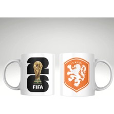 Applucky Dünya Kupası Hollanda Özel Baskı Kupa Bardak