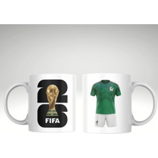 Applucky Dünya Kupası Meksika Forma Set Özel Baskı Kupa Bardak