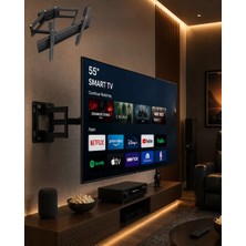 Zenvia 32 55 Inç Televizyon Askı Aparatı Duvara Monte Hareketli Tv Tutucu