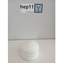 50 mm Beyaz Kapama Başlığı Fırat 10 Lu