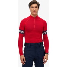 Superdry Yarım Fermuarlı Body