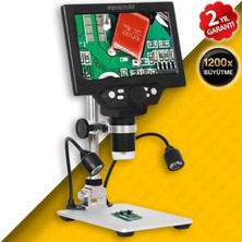 Özgürce Renkli Ekranlı Dijital Mikroskop 1200X G1200 Plus, Yüksek Detaylı Görüntü