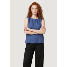 Only Kadın Yuvarlak Yaka Bol Kesim Bluz - 15363996